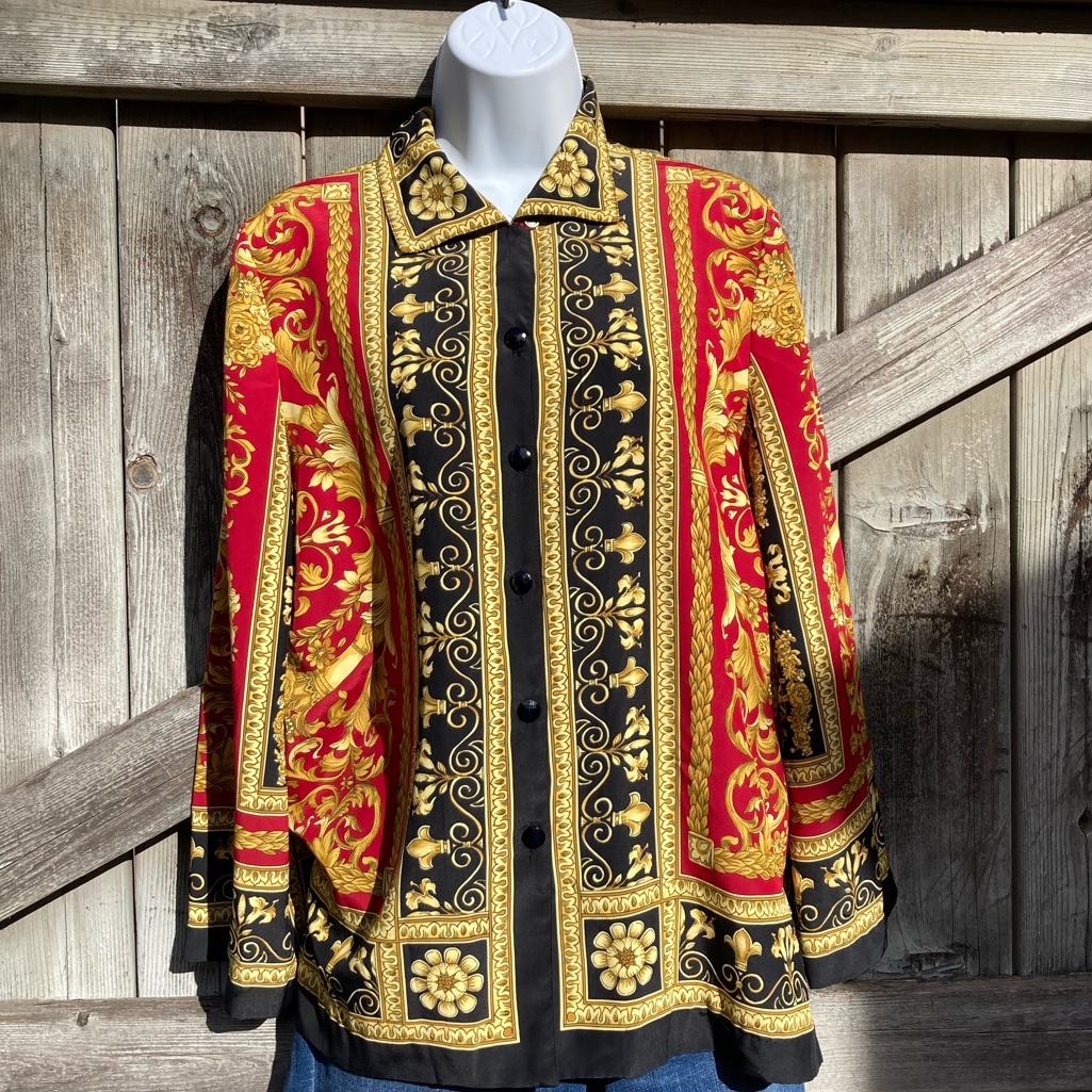 Vintage Gucci Style Blouse Euc